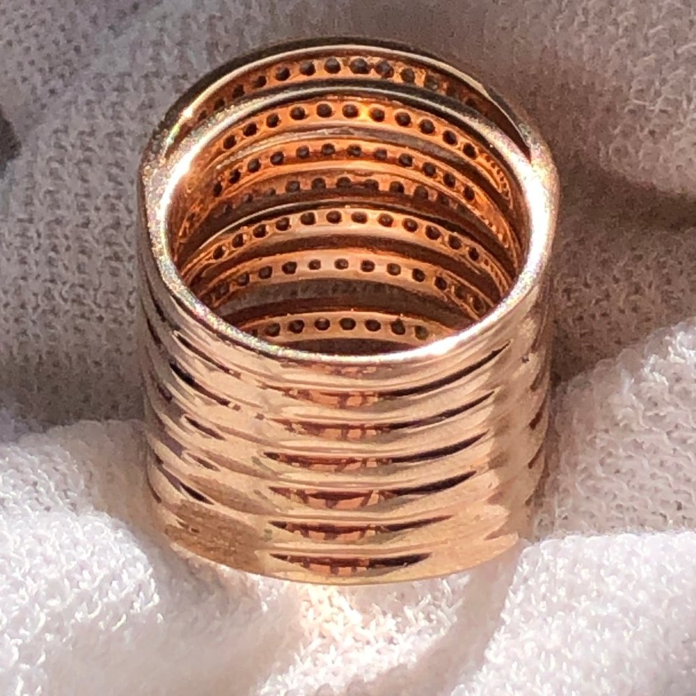 Crystal Crossover Ring - image 3